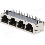 RJJU88442E9H002, Гнездо, RJ45, PIN: 8, Кат: 5, Конф: 8p8c