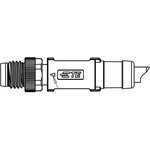 T4052114003-001, Sensor Cables / Actuator Cables M8-3MS-0.5-M8 3FR-PVC