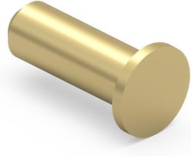 Фото 1/2 2381-0-00-15-00-00-33-0, IC & Component Sockets NAIL HEAD PIN,0.05in DIA,GOLD