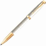 Ручка-роллер PARKER "IM Premium Pearl GT", корпус жемчужный лак ...