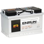 Аккумулятор ENRUN Standart 75 А/ч Обратная R+ 278х175х190 EN760 А