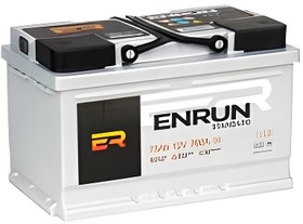 Аккумулятор ENRUN Standart 75 А/ч Обратная R+ 278х175х190 EN760 А
