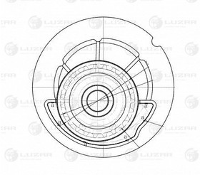 Фото 1/5 LWP 2114, Насос водяной, Opel Astra G 1.4i/1.6i 98-