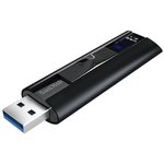 Флеш Диск 128GB SanDisk CZ880 Cruzer Extreme Pro, USB 3.1, Металлич., Черный