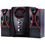 Ginzzu GM-407 2.1 с Bluetooth, выходная мощность 20Вт + 2х10Вт ...