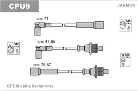 Фото 1/2 CPU9, Ком-кт проводов зажигания CITROEN: BX 82-94, BX Break 83-94, PEUGEOT: 205 I 83-87, 205 83-87, 309 II