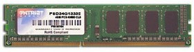 Фото 1/5 Память Patriot 4Gb DDR3 1333MHz DIMM PSD34G13332 RTL PC3-10600 CL9 240-pin 1.5В