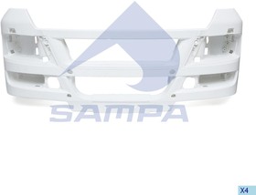 18200200, Бампер MAN TGX передний SAMPA