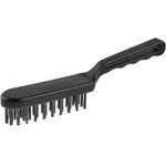 35011-4_z01, ЗУБР 4 ряда, пластмассовая рукоятка, стальная ...