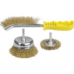 35151-H3_z01, STAYER 3 шт, витая стальная латунированная проволока 0.3 мм ...