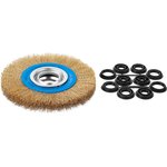 35186-150_z01, ЗУБР 150 мм, витая стальная латунированная проволока 0.3 мм ...