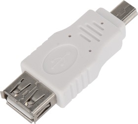 Фото 1/10 06-0191-A, Переходник USB (гнездо USB-A - штекер mini USB), (1шт.)
