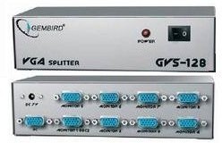 Фото 1/4 Разветвитель GVS128 Разветвитель сигнала VGA на 8 мониторов (Gembird/Cablexpert)