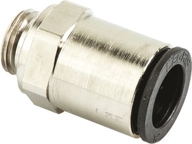 Фото 1/3 3101 12 13, LF3000 Series Straight Threaded Adaptor, G 1/4 Male to Push In 12 mm, Threaded-to-Tube Connection Style