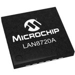 LAN8720AI-CP, Ethernet Transceiver, 10Mbps, 3.3 V, 24-Pin QFN