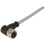 21348700383100, Harting Right Angle Female 4 way M12 to Unterminated Sensor ...