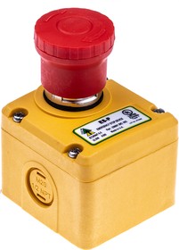 Фото 1/5 230001, ES Series Twist Release Emergency Stop Push Button, Surface Mount, 2NC + 1NO, IP67
