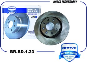 BRBD123, Диск тормозной передний RAVON R3, AVEO T250 05-11 {256}