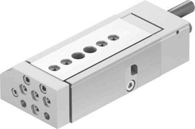 DGSL-10-20-P1A, Pneumatic Guided Cylinder - 543950, 12mm Bore, 20mm Stroke, DGSL Series, Double Acting