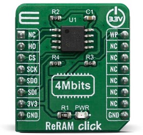 MIKROE-3641, ReRAM Click Development Kit for Mikroe-3641 for mikroBUS