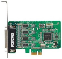 Фото 1/2 CP-104EL-A-DB9M, 4 Port PCIe RS232 Serial Board