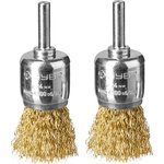 35225-24-H2_z02, ЗУБР 24 мм, витая стальная латунированная проволока 0.3 мм ...