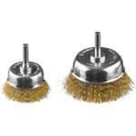 3531-H2_z02, ЗУБР d 50/75 мм, витая стальная латунированная проволока 0.3 мм ...