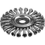 35190-150_z02, ЗУБР 150 мм, стальная проволоки 0.5 мм, щетка дисковая для УШМ ...