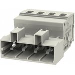 Клемма на печатную плату, 16 полюсов, серая