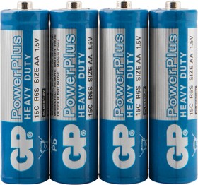 Батарейки GP 15CEBRA-2S4 AA (R6) (упаковка из 4)