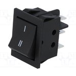 RS2023C7BK, ROCKER; DPDT; Pos: 2; ON-ON; 15A/250VAC; black; none; 35m?; -30?80°C