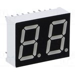 OPD-D5630LR-BW, Дисплей СИД, двухразрядный семисегментный, 14,2мм, красный, анод