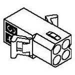 03-06-1044, STANDARD .062" Female Connector Housing, 3.68mm Pitch, 4 Way, 2 Row