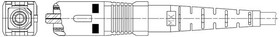 106032-3060, Fiber Optic Connectors CONN SC TUNABLE 3mm 3mm BEIGE (MM128ZR)