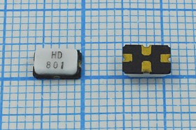 Фото 1/2 ПАВ резонаторы 868.35МГц в корпусе SMD 6x4мм, 1порт, без маркировки; №SAW 868350 \S06040C4\\290\ \HDR868,35MS2\ (HD801)