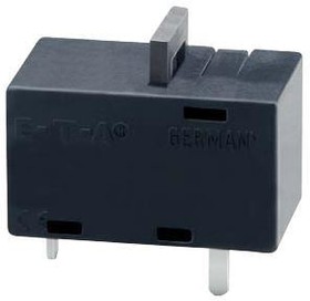 Фото 1/2 1410-L110-L1F1-S01-1A, Circuit Breaker Thermal Push-To-Reset Blk Reset Button 1P Sldr 250VAC 50VDC 1A