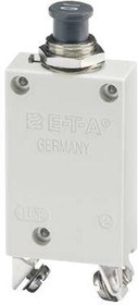 Фото 1/2 412-K14-LN2-25A, Circuit Breakers Single pole high performance thermal circuit breaker with tease-free, trip-free, snap action mechanism and