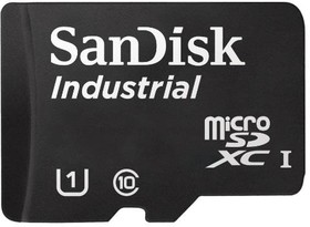 SDSDQAF3-016G-I, Memory Cards 16GB Industrial MicroSD -25C to 85C