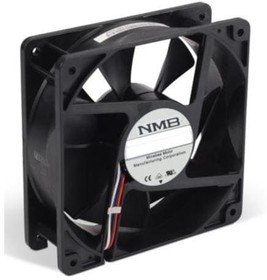11938KA-12N-EA-00, DC Fans DC Axial Fan, 119x119x38mm, 12VDC, 129.9CFM, Flange Mount, Lead Wires