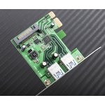 PEXUSB3S24, 2 Port USB A PCIe USB 3.0 Card