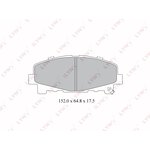 BD3424, К-кт колодок для диск. тормозов HONDA ACCORD VIII 2.0-2.4 08-,