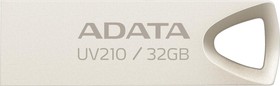 Фото 1/7 Флеш-память ADATA 32GB AUV210-32G-RGD SILVER