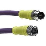 1200980029, Sensor Cables / Actuator Cables MicroChg 5P DE M/MFE 1M 90D/90D SHLD PBU