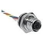 120109-8001, Sensor Cables / Actuator Cables M12 REC FPM 4P FEM DCODE PCB MNT .0195M
