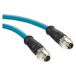 120341-0304, Ethernet Cables / Networking Cables M12 CAT6A DE CRDST BLU 8P MtoM ...