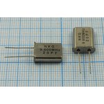 Кварцевый резонатор 9600 кГц, корпус HC49U, нагрузочная емкость 20 пФ ...