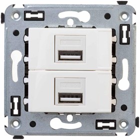 Фото 1/10 Устройство зарядное USB СП Avanti "Белое облако" DKC 4400543