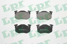 05P307, Колодки тормозные дисковые задн CITROEN: SAXO 96-03, XSARA 97-05, XSARA Break 97-05, XSARA PICASSO 0