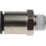 3175 12 13, LF3000 Series Straight Threaded Adaptor, R 1/4 Male to Push In 12 ...