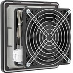 Вентилятор с фильтром RV 50м3/ч 24В DC 150х150мм IP54 RAL9005 DKC ...